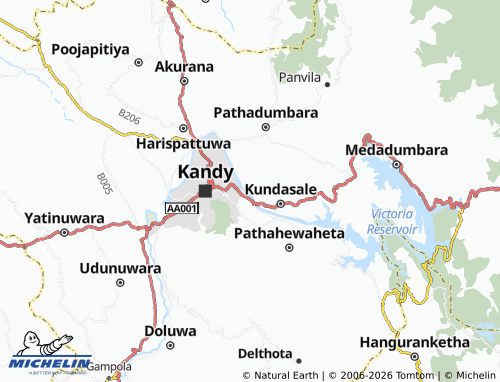 MICHELIN Karattamada map - ViaMichelin