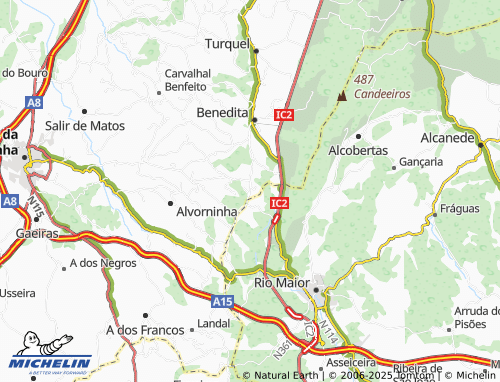 MICHELIN Casal da Engenhoca map - ViaMichelin