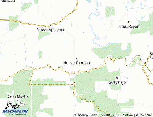 Mappa MICHELIN Nuevo Tantoán - ViaMichelin
