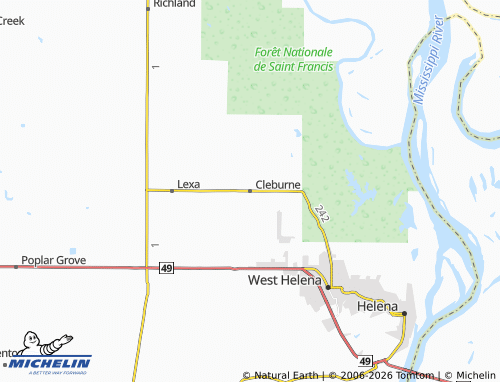 Mapa MICHELIN Cleburne - ViaMichelin