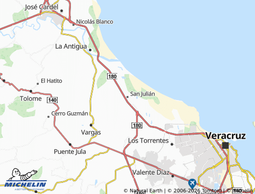Mapa MICHELIN San Julián - ViaMichelin