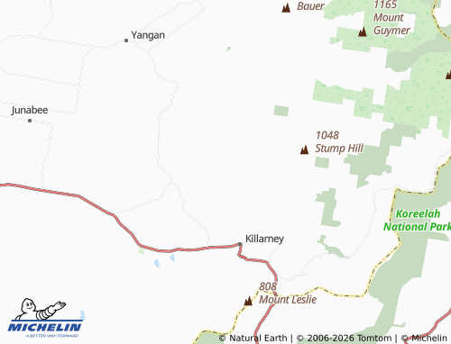 Mapa MICHELIN Mount Colliery - ViaMichelin