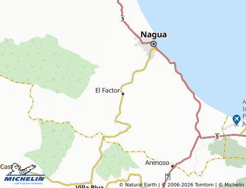 Mappa MICHELIN El Factor - ViaMichelin