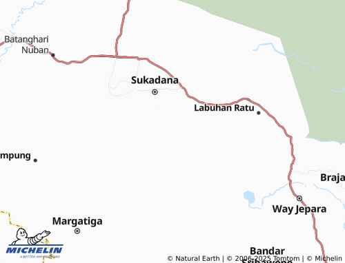 MICHELIN Sukadana Selatan map - ViaMichelin
