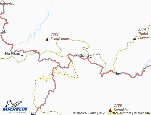 MICHELIN Ha Ramapane map - ViaMichelin