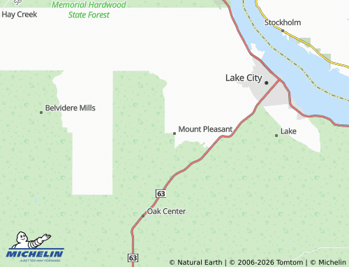Mapa MICHELIN Mount Pleasant - ViaMichelin