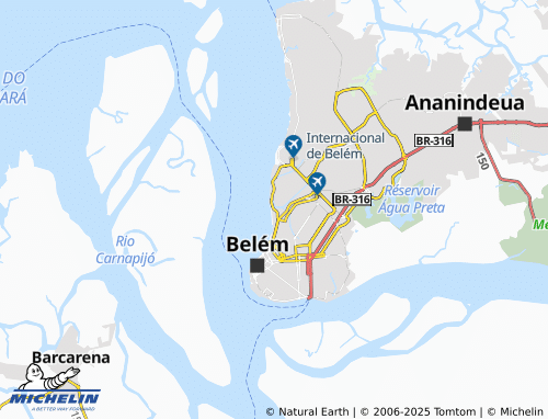MICHELIN Telégrafo map - ViaMichelin