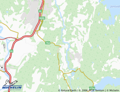 MICHELIN Tanemsmoen map - ViaMichelin