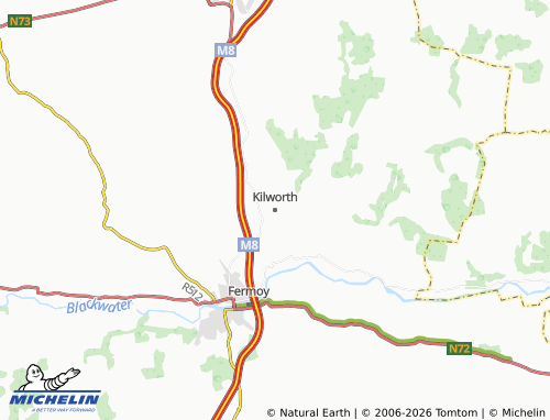 Kaart MICHELIN Kilworth - ViaMichelin