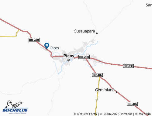 MICHELIN Catavento map - ViaMichelin