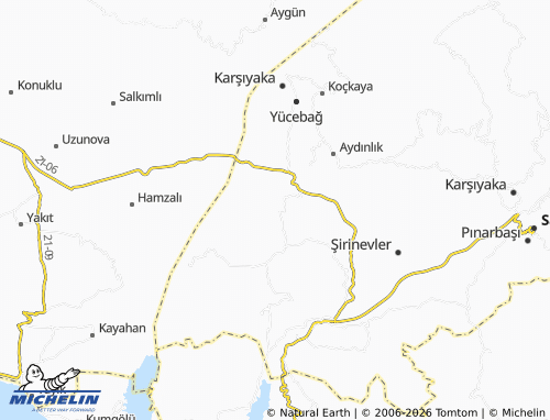 MICHELIN-Landkarte Heybeli - ViaMichelin