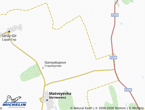 MICHELIN-Landkarte Krasnaya Polyana - ViaMichelin
