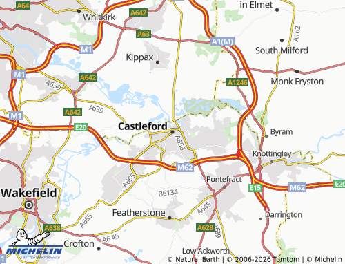 MICHELIN Castleford map - ViaMichelin