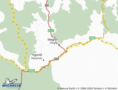 MICHELIN Meghri map - ViaMichelin