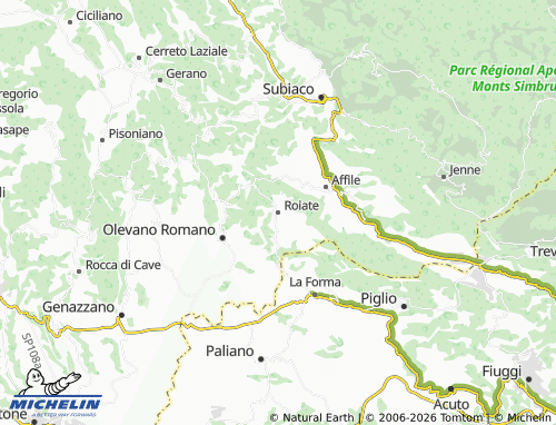 Mapa MICHELIN Roiate - ViaMichelin