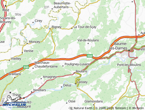 MICHELIN Le Puy map - ViaMichelin