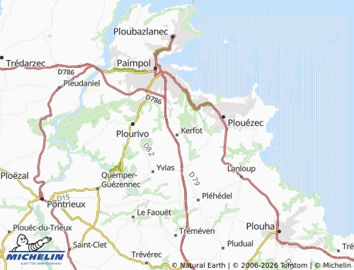 MICHELIN Kerfot map - ViaMichelin