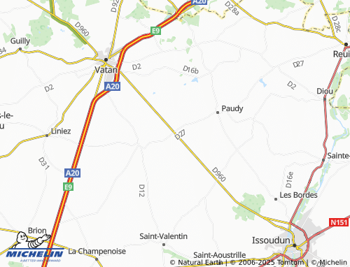 Carte MICHELIN Vœu - ViaMichelin