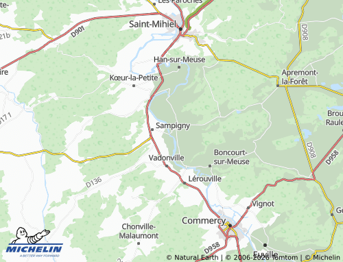 Mapa MICHELIN Mécrin - ViaMichelin