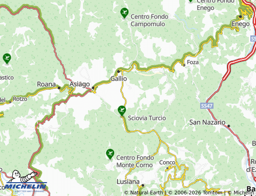 Mapa MICHELIN Bertigo - ViaMichelin