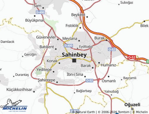 MICHELIN Eyüpoğlu map - ViaMichelin