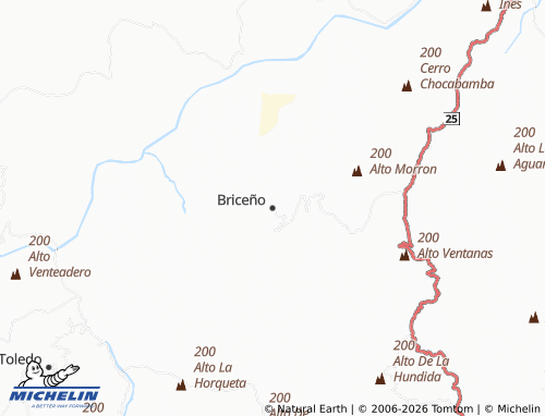 Carte MICHELIN Briceño - ViaMichelin