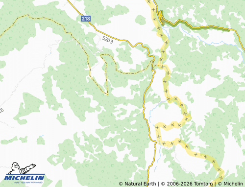 MICHELIN-Landkarte Zaklopac - ViaMichelin