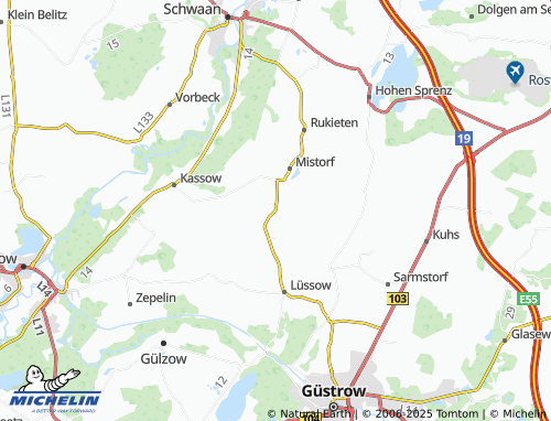 MICHELIN Goldewin map - ViaMichelin