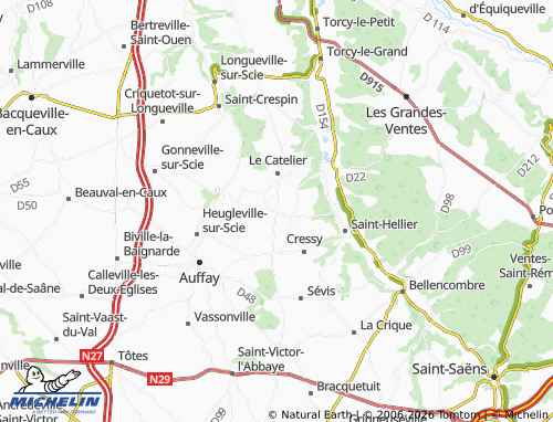 MICHELIN Cropus map - ViaMichelin