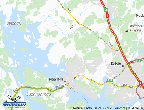 MICHELIN Immanen map - ViaMichelin