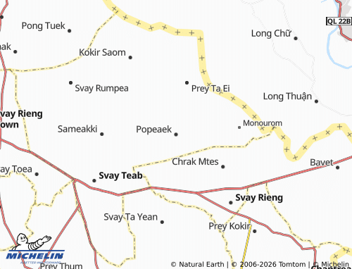 Mappa MICHELIN Popeaek - ViaMichelin