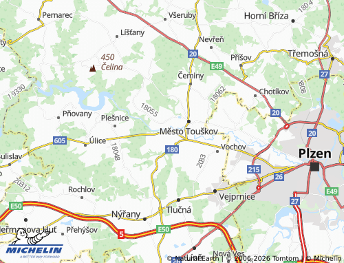 Carte MICHELIN Bdeněves - ViaMichelin
