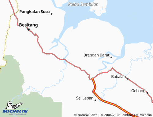 MICHELIN Bukit Kubu map - ViaMichelin