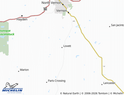 Carte MICHELIN Lovett - ViaMichelin