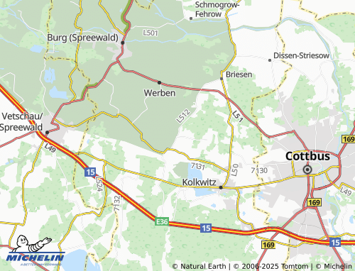 Mapa MICHELIN Papitz - ViaMichelin