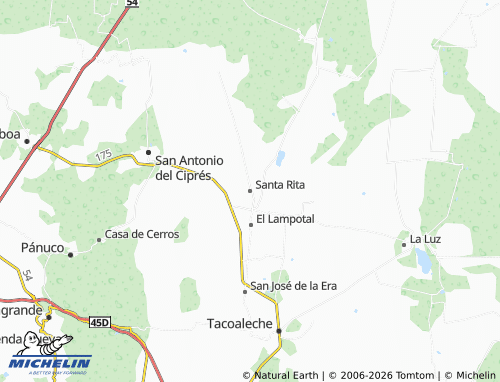 Mappa MICHELIN Santa Rita - ViaMichelin