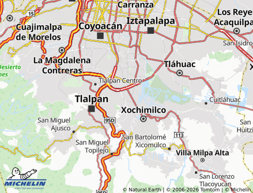 Kaart MICHELIN Misiones de la Noria - ViaMichelin