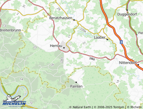 MICHELIN-Landkarte Klingen - ViaMichelin