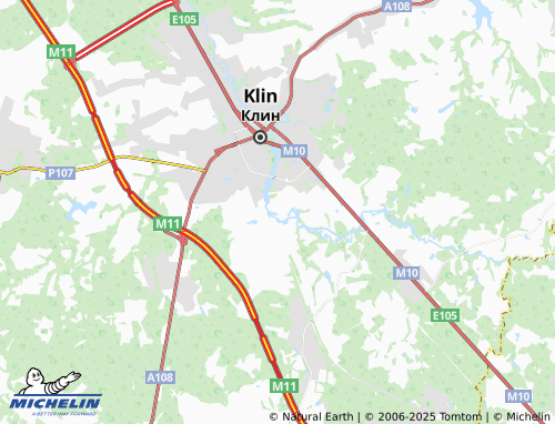 MICHELIN Akulovo map - ViaMichelin