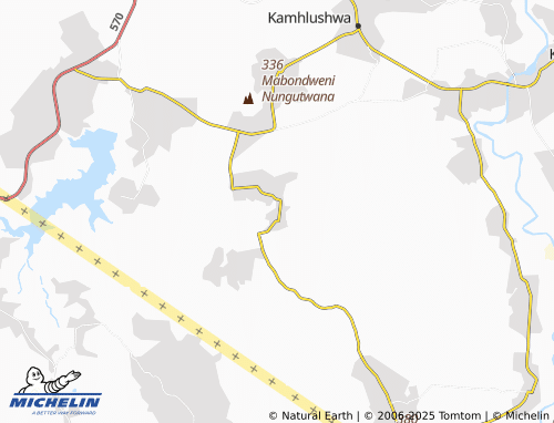 MICHELIN Skoonplaas map - ViaMichelin
