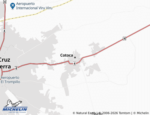 MICHELIN Cotoca map - ViaMichelin