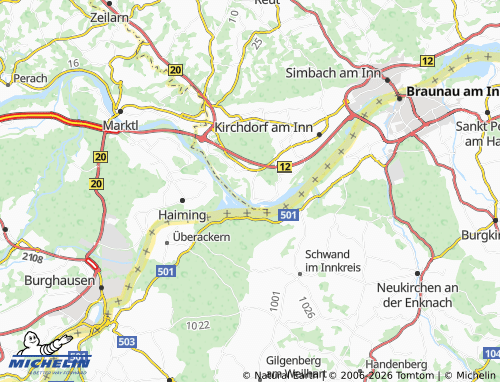 MICHELIN Bergham map - ViaMichelin