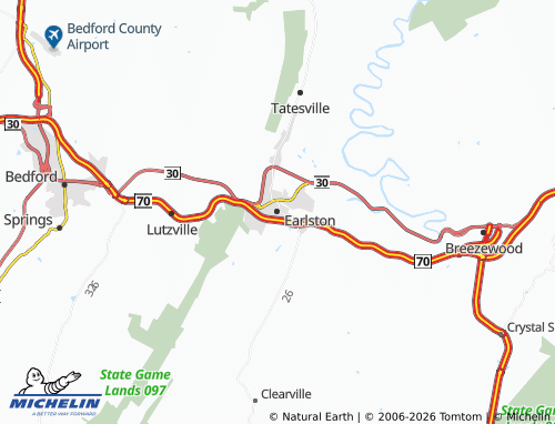 Mappa MICHELIN Earlston - ViaMichelin