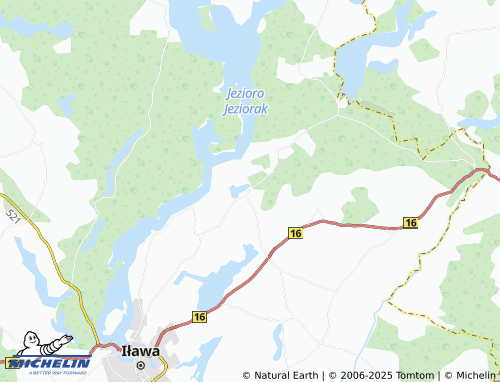 MICHELIN Tynwałd map - ViaMichelin