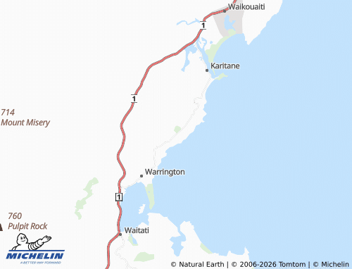 MICHELIN-Landkarte Seacliff - ViaMichelin