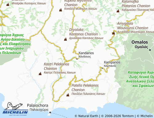 Mappa MICHELIN Kandanos - ViaMichelin