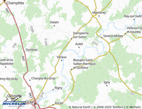 Carte MICHELIN Quitteur - ViaMichelin
