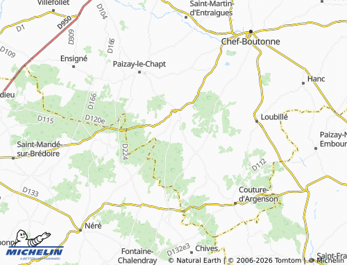Mapa MICHELIN Bret - ViaMichelin