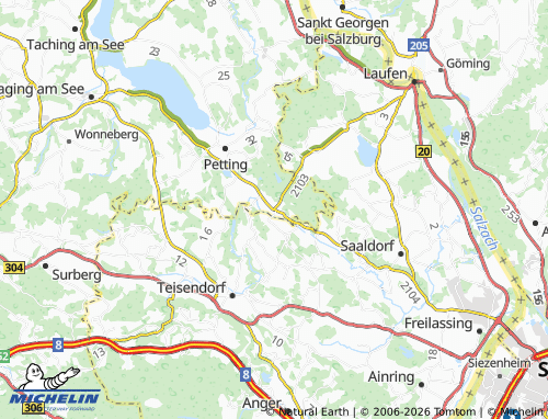 MICHELIN-Landkarte Schönram - ViaMichelin