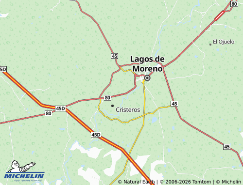 MICHELIN Los Jacales map - ViaMichelin